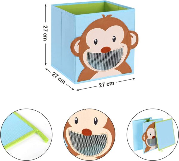 Toy Organiser Storage Box (Set of 3) - Image 4