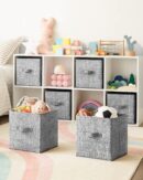 Foldable Fabric Storage Cubes (Set of 6)