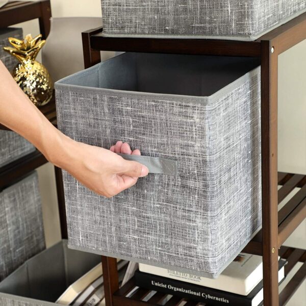 Foldable Fabric Storage Cubes (Set of 6) - Image 2