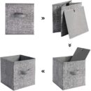 Foldable Fabric Storage Cubes (Set of 6)