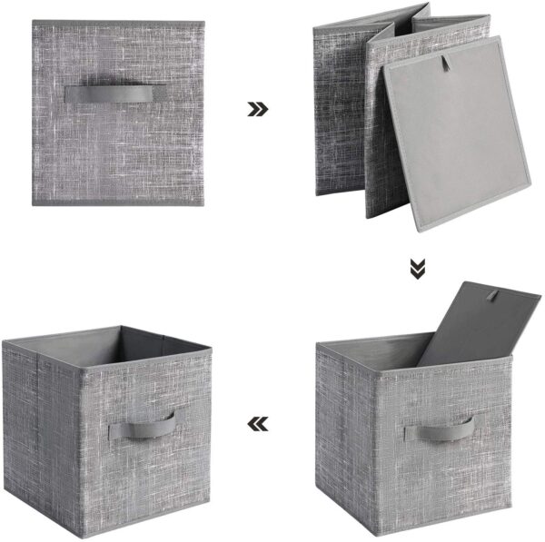 Foldable Fabric Storage Cubes (Set of 6) - Image 5