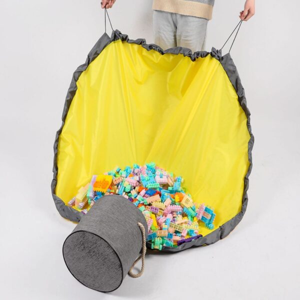 Toy Storage Basket Organiser and Play Mat - Image 4