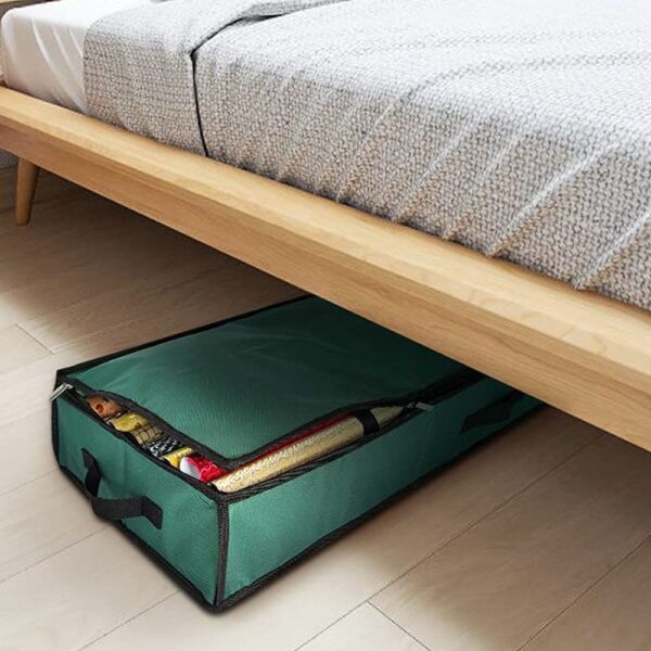 Holiday Christmas Gift Wrap Organiser Storage Bag - Image 7