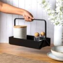 Posta Metal Caddy Large - Black