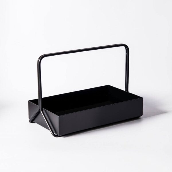Posta Metal Caddy Large - Black - Image 2