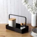 Posta Metal Caddy Large - Black