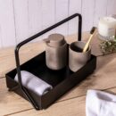Posta Metal Caddy Large - Black
