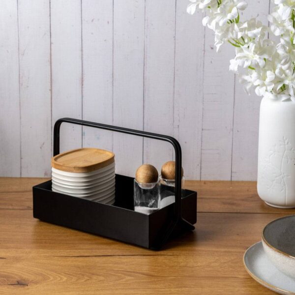 Posta Metal Caddy Medium - Black