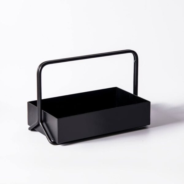 Posta Metal Caddy Medium - Black - Image 2
