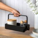 Posta Metal Caddy Medium - Black