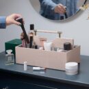 Cosmetic Organiser Caddy Large - Blush Pink