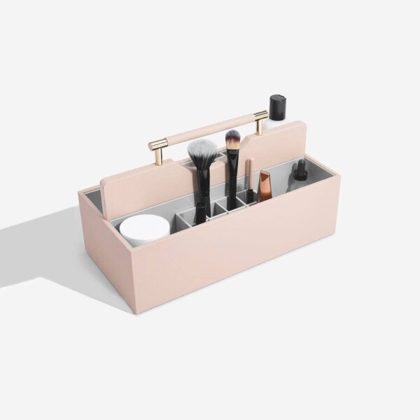Cosmetic Organiser Caddy Large - Blush Pink - Image 4