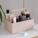 Cosmetic Organiser Caddy Medium - Blush Pink