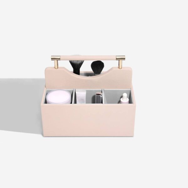 Cosmetic Organiser Caddy Medium - Blush Pink - Image 2
