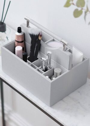 Cosmetic Organiser Caddy Medium - Grey